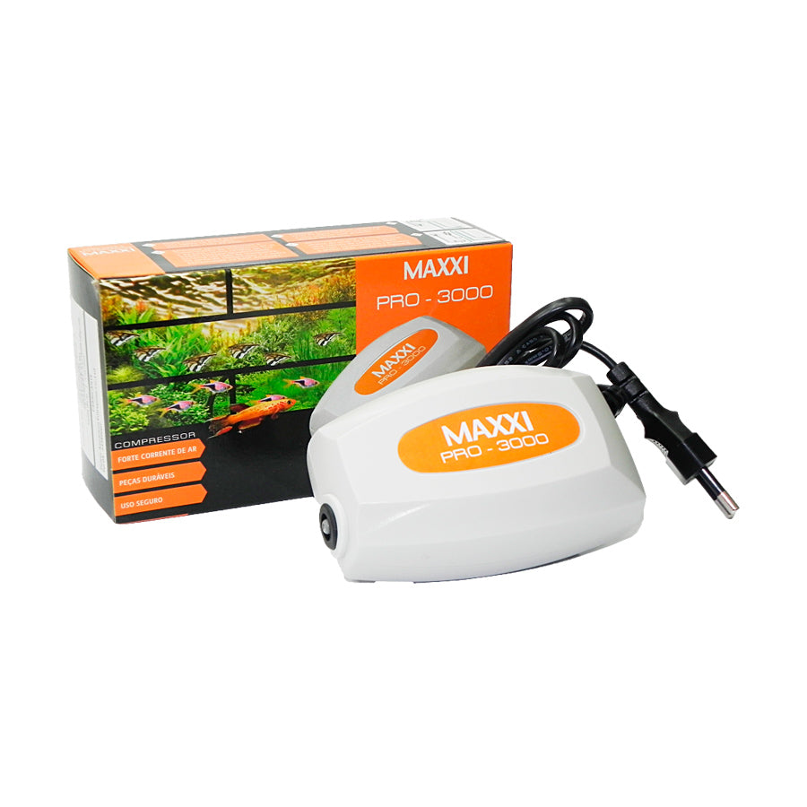 Maxxi Compressor Pro-3000 110 V – Compressor de Ar para Aquários